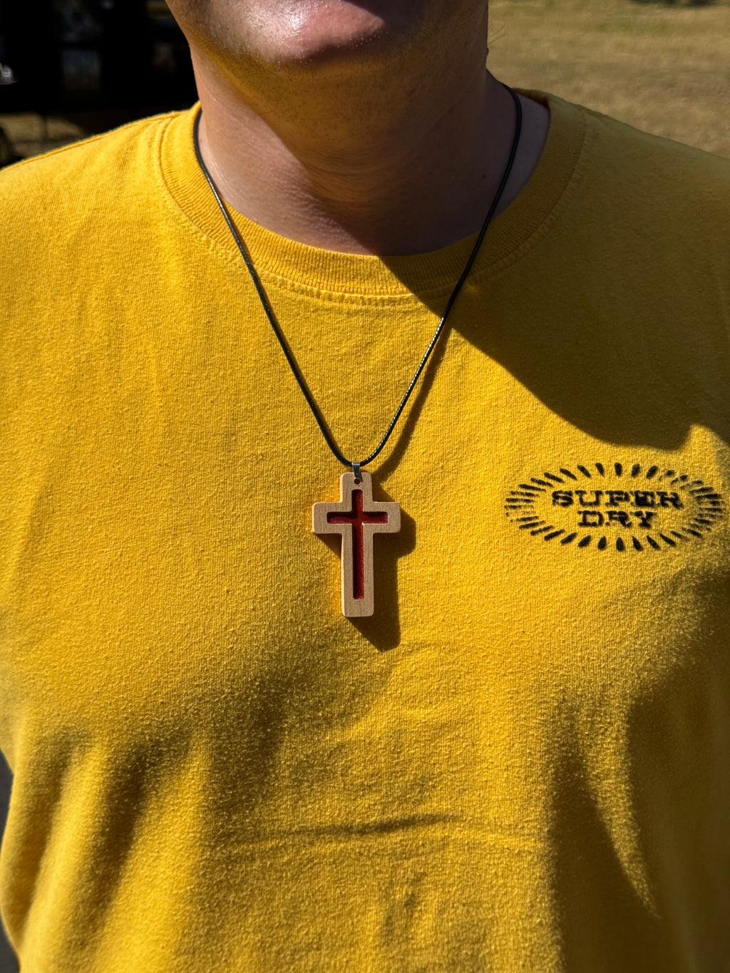 Red Daily Bible Verse Necklace