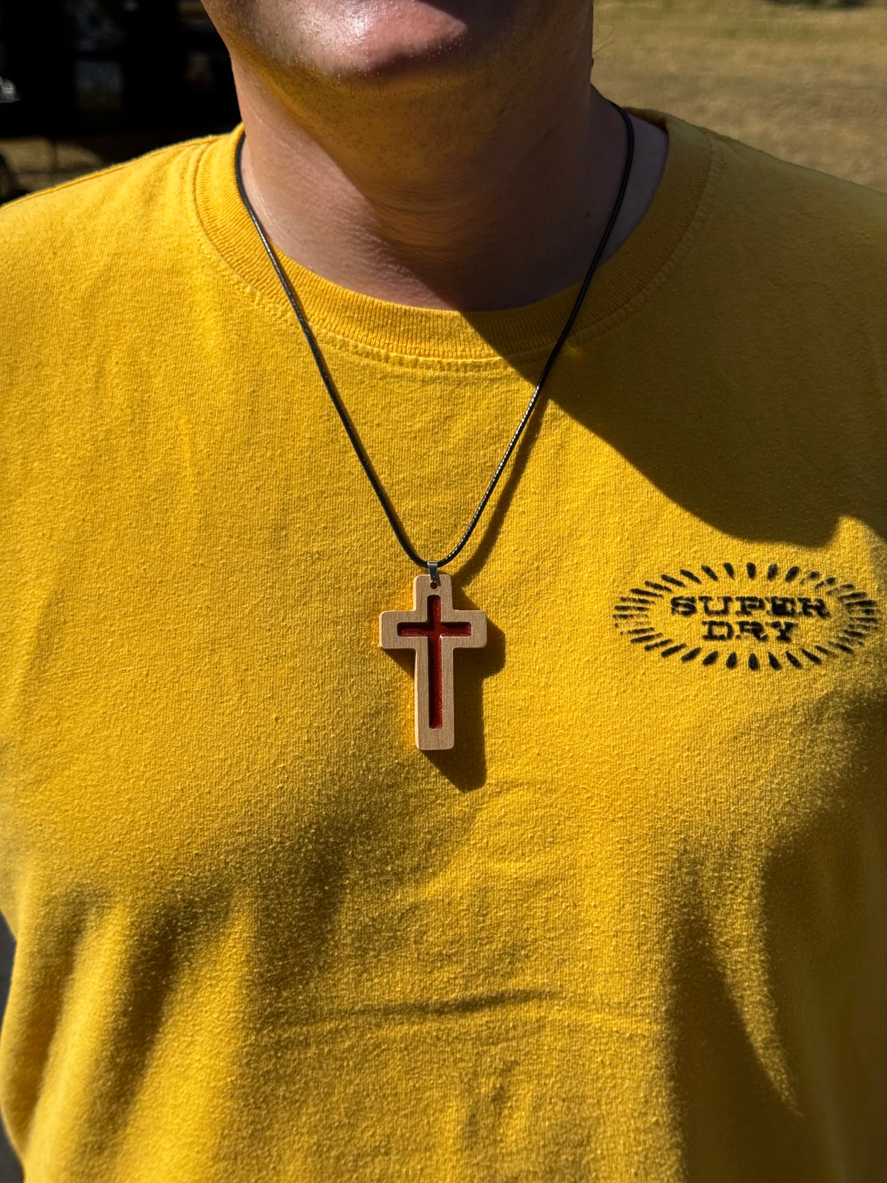 Red Daily Bible Verse Necklace