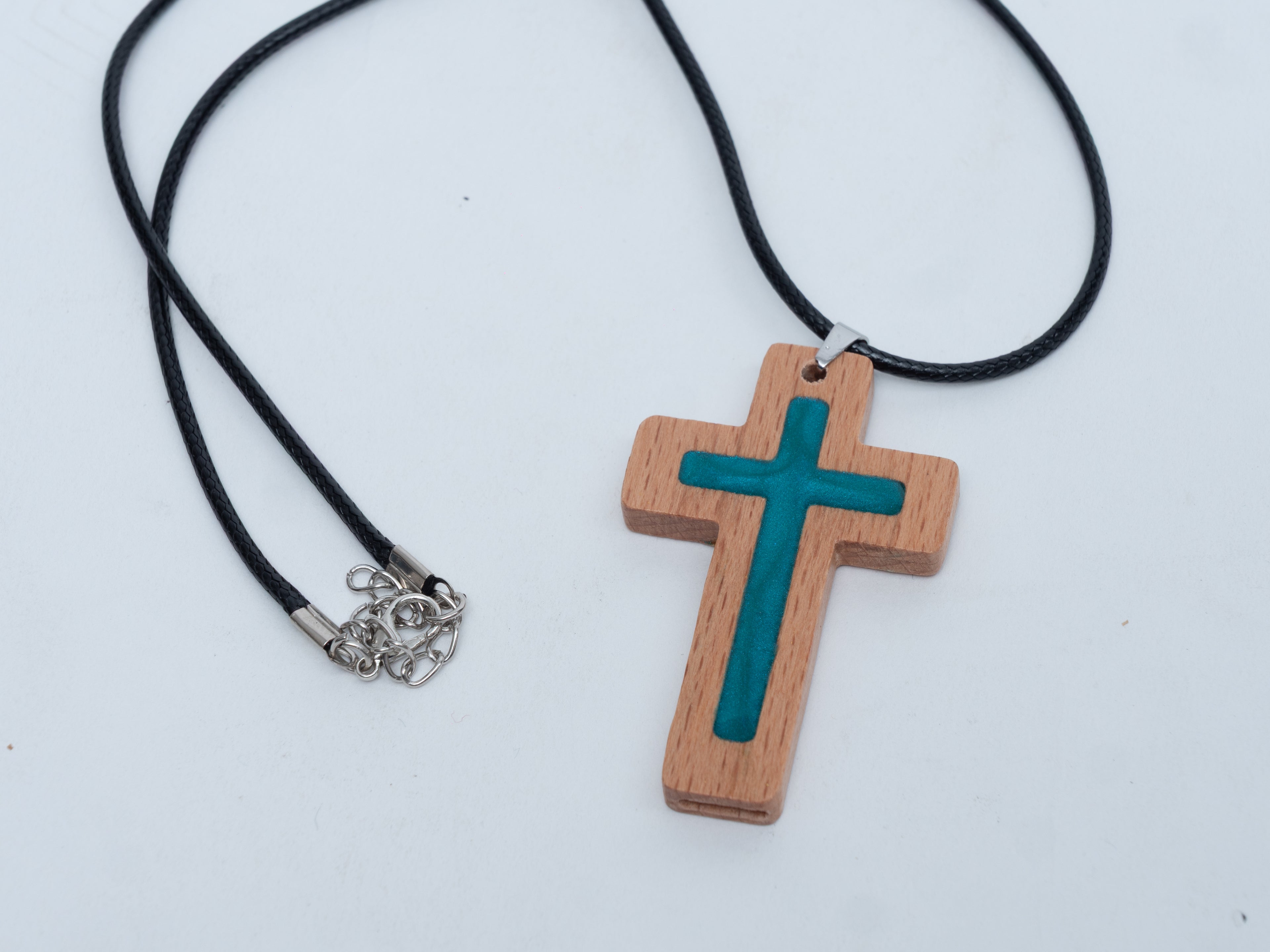 Green Daily Bible Verse Necklace