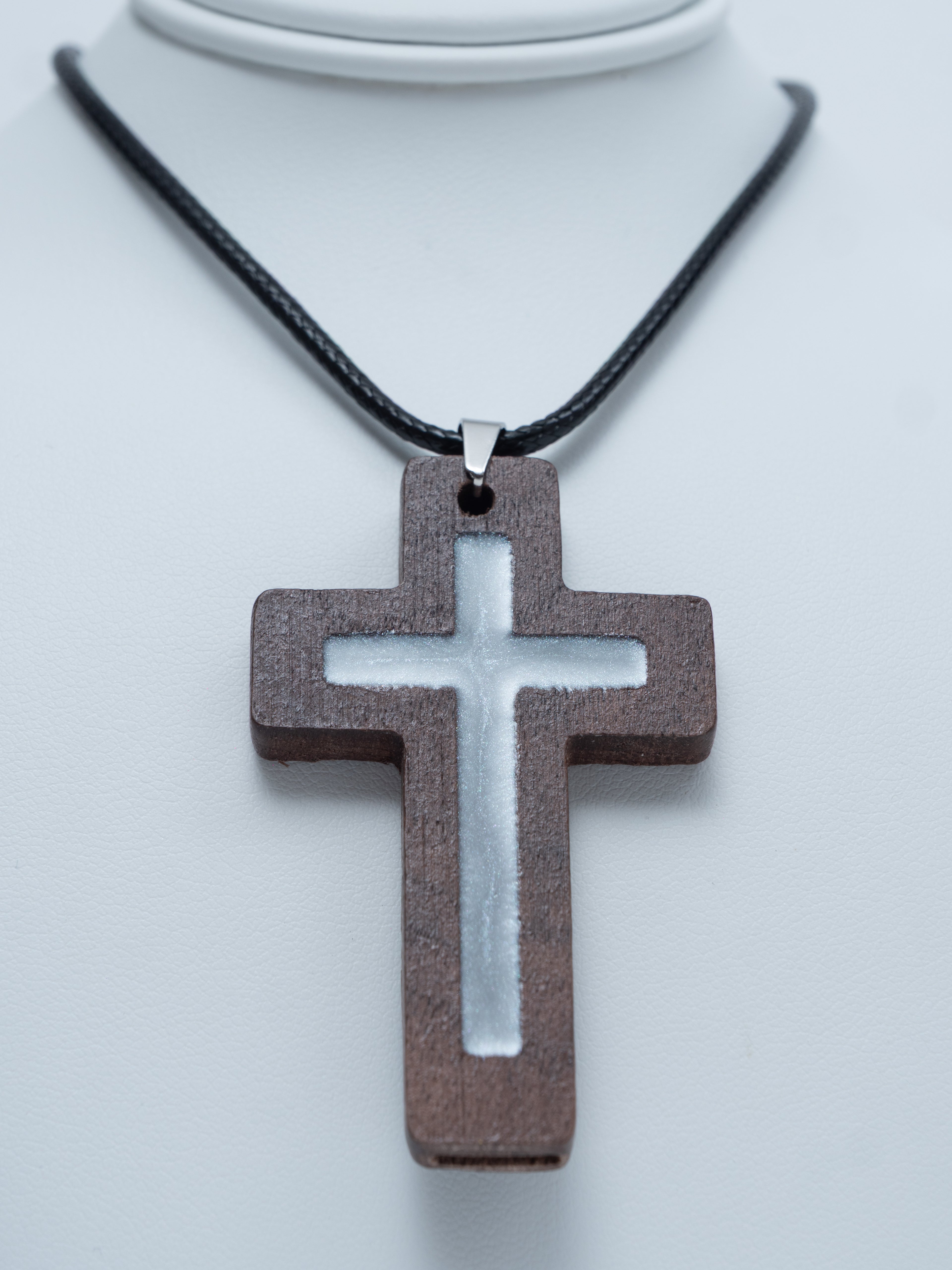 White Daily Bible Verse Necklace
