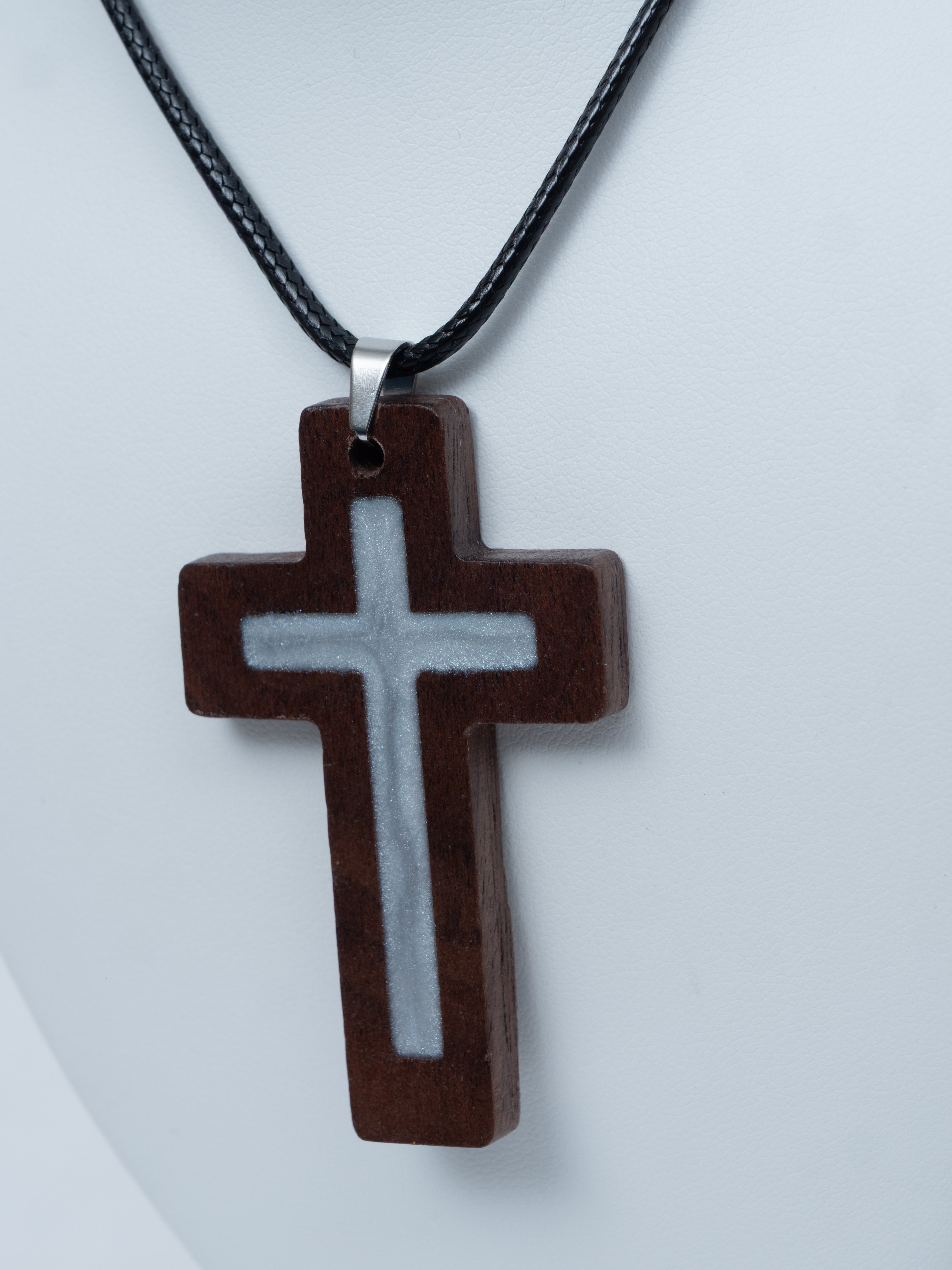White Daily Bible Verse Necklace