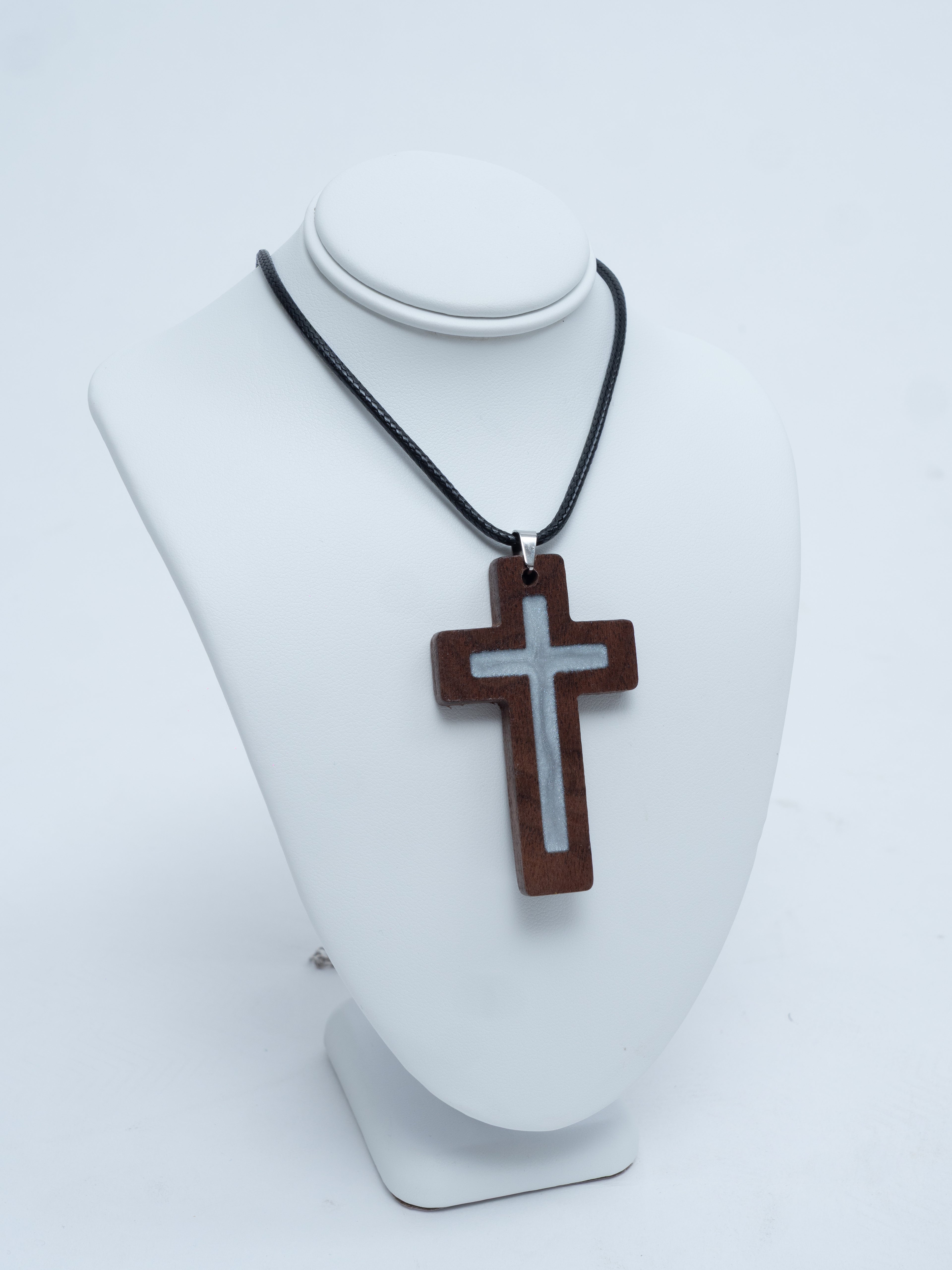 White Daily Bible Verse Necklace