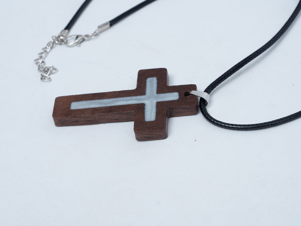 White Daily Bible Verse Necklace