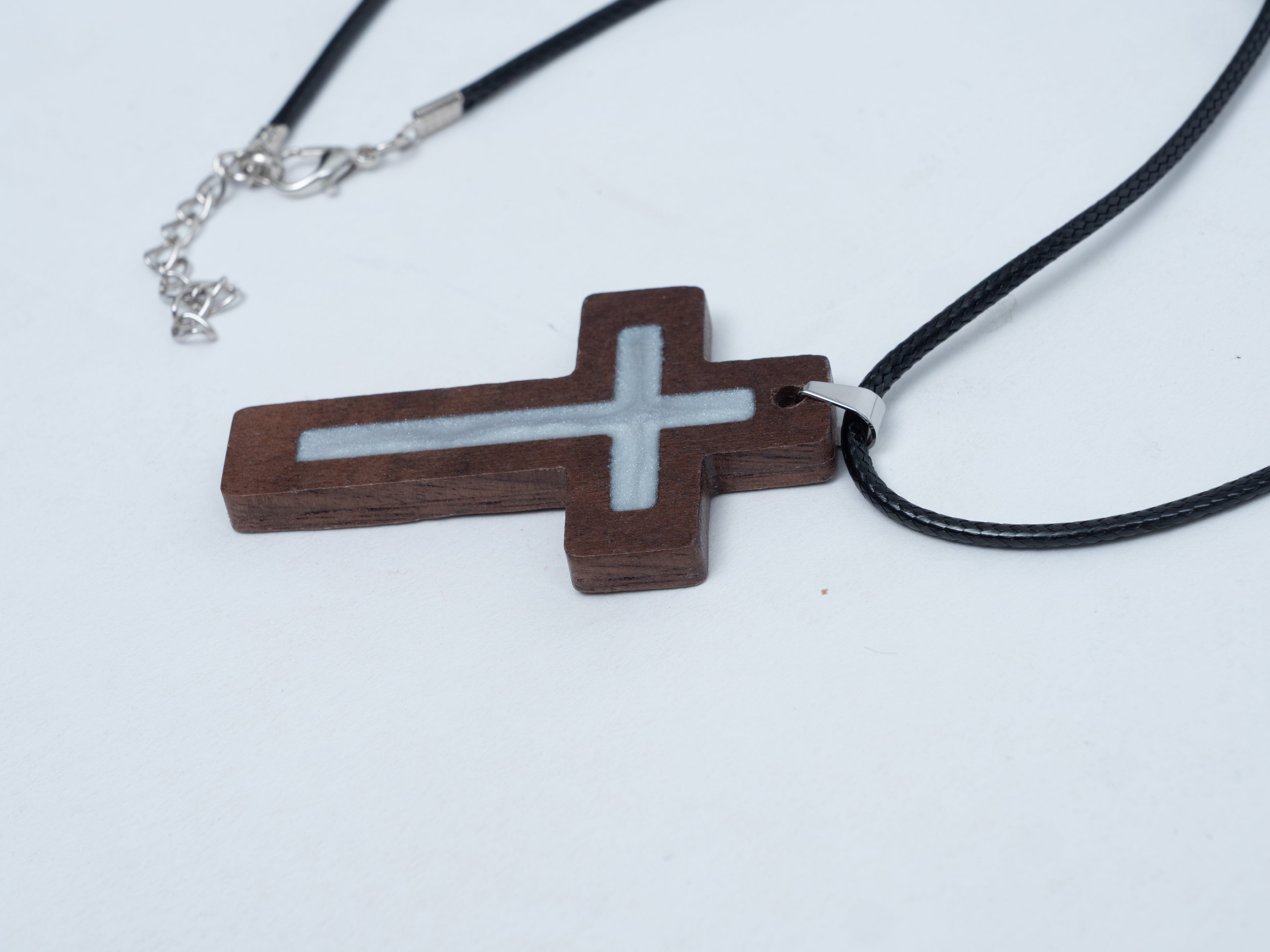 White Daily Bible Verse Necklace