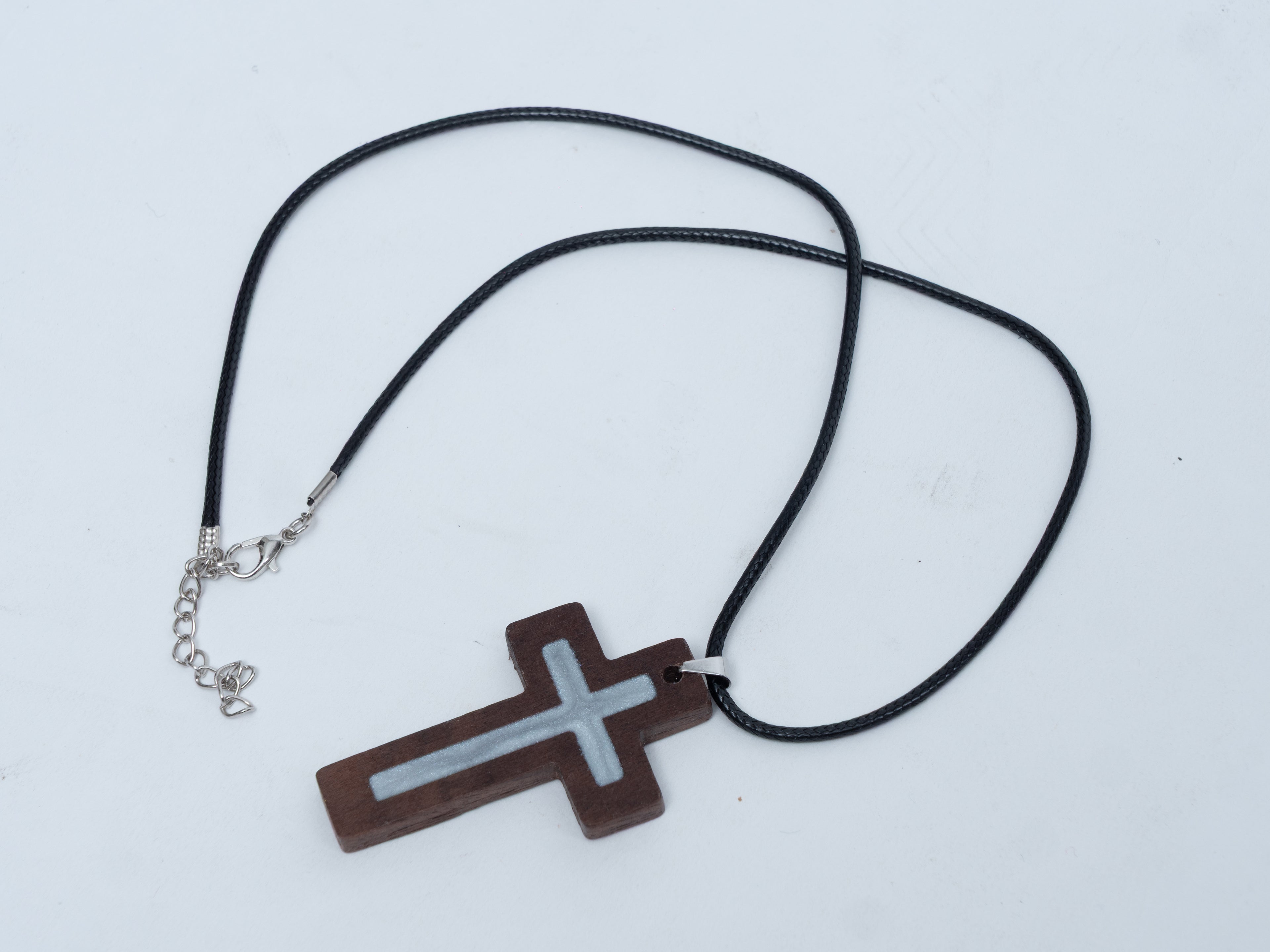 White Daily Bible Verse Necklace
