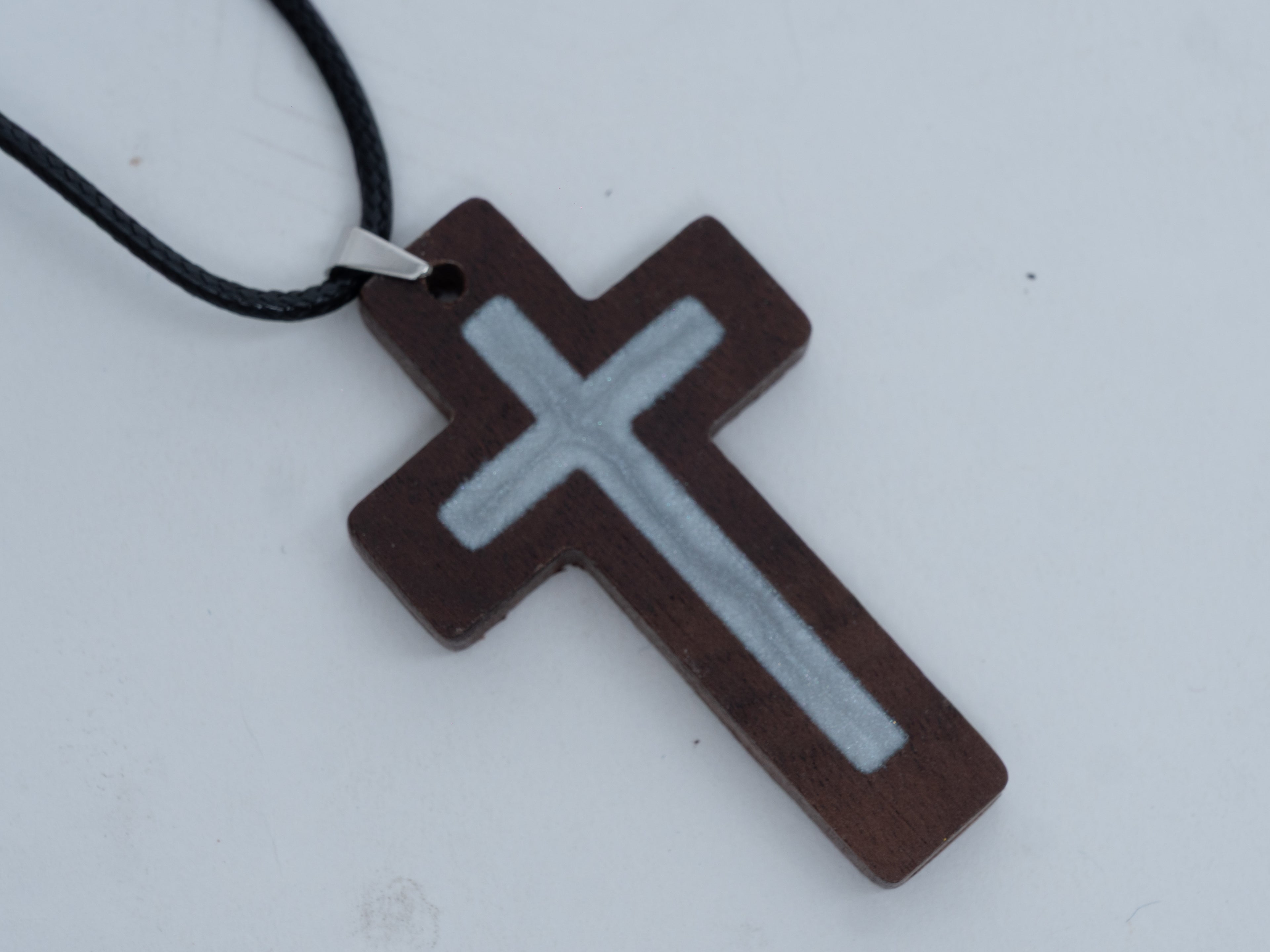 White Daily Bible Verse Necklace