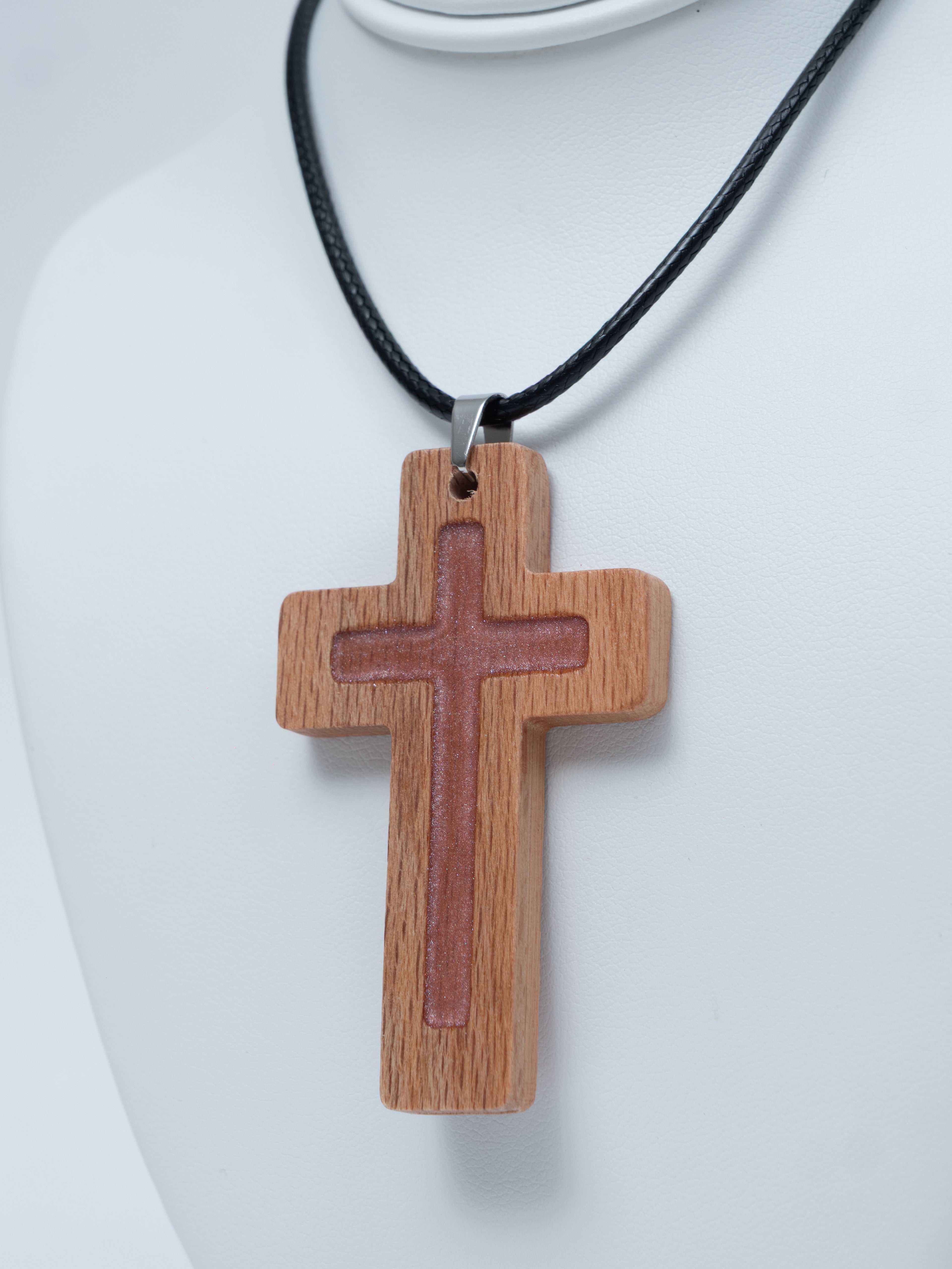 Pink Daily Bible Verse Necklace