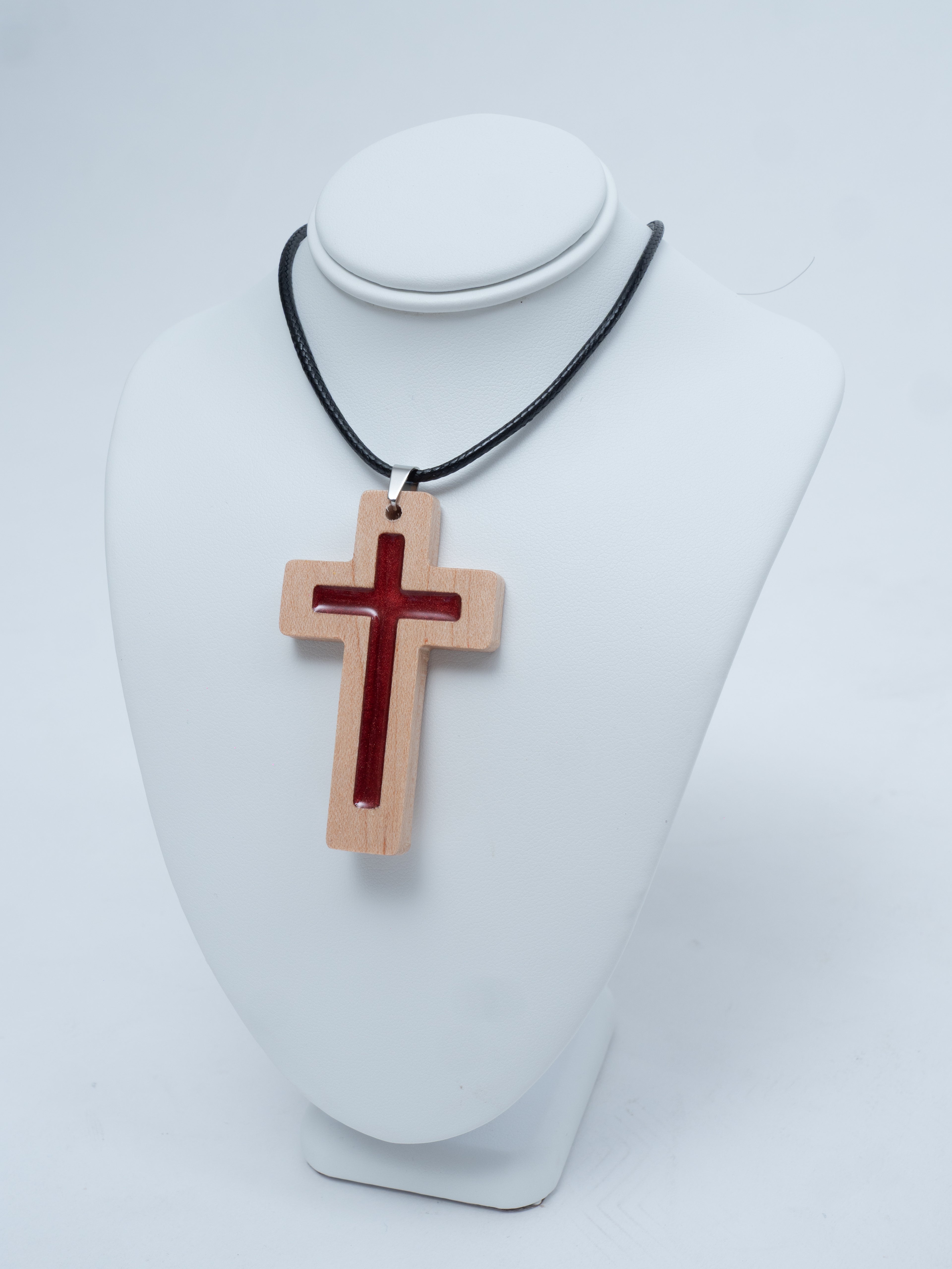 Red Daily Bible Verse Necklace
