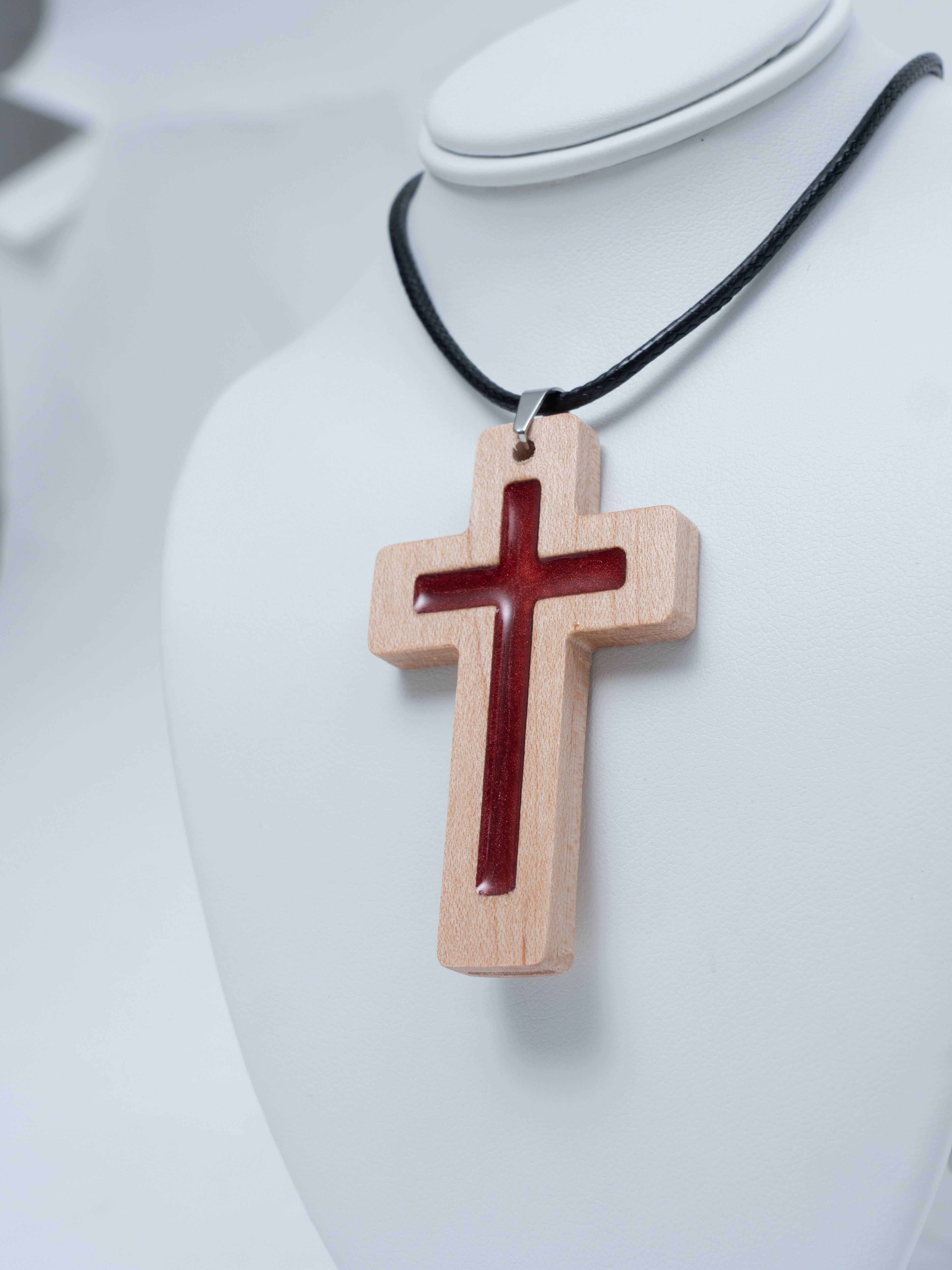 Red Daily Bible Verse Necklace