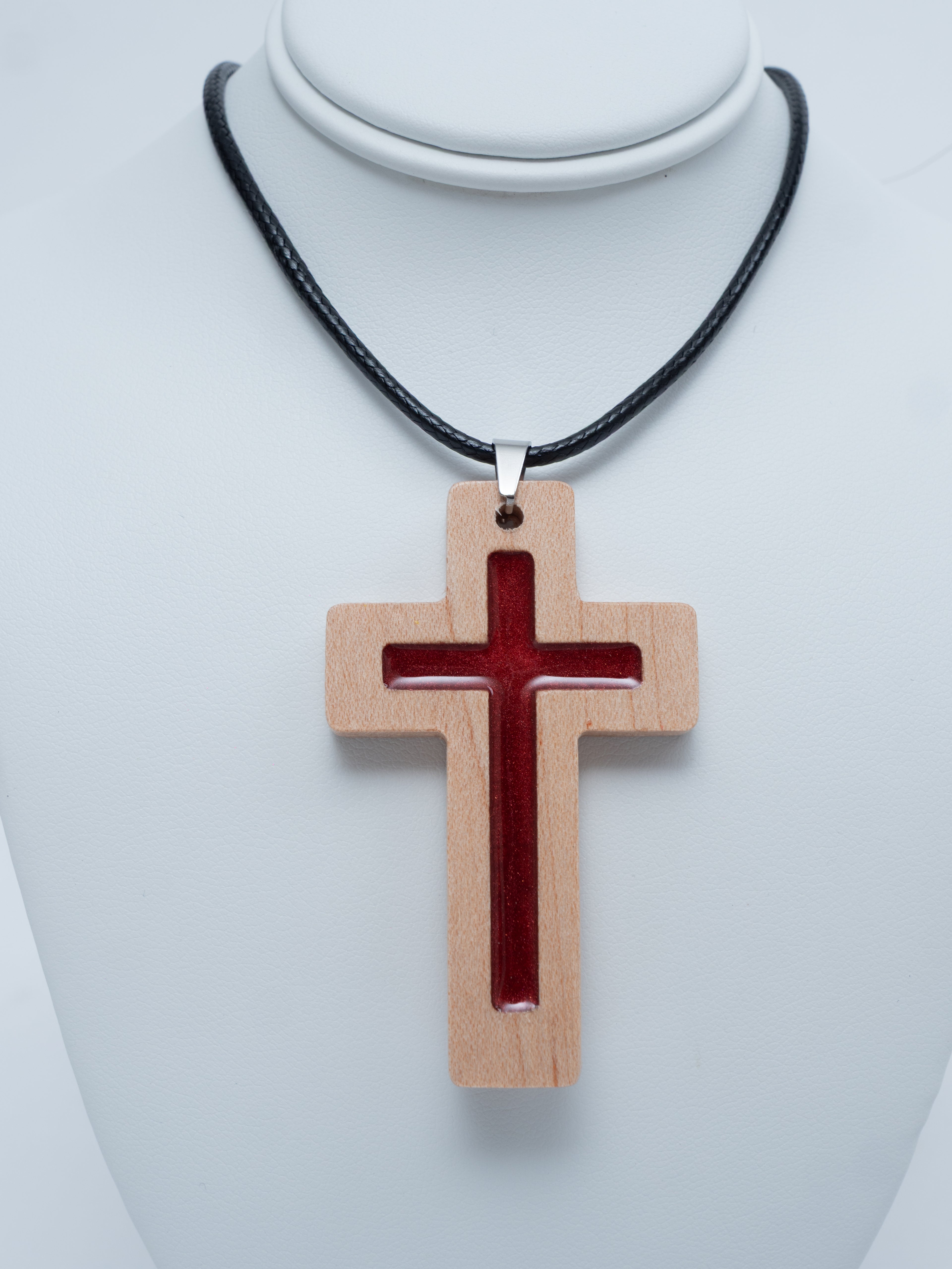 Red Daily Bible Verse Necklace